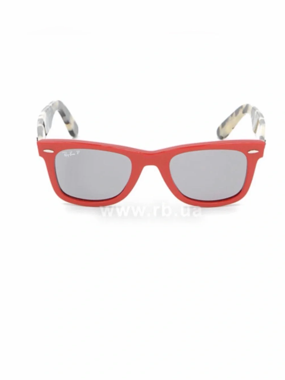 Ray-Ban RB2140 Original Wayfarer Pop Red Havana Polarized Sunglasses 50mm